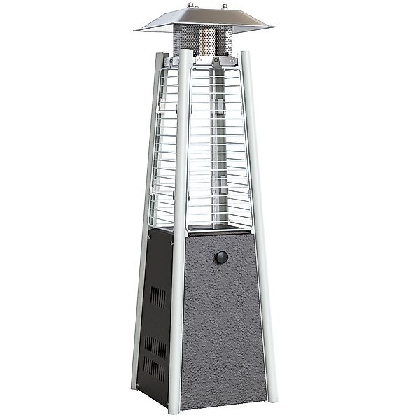 Outsunny Butangas-Gasheizung, 3 kW, mobiler Außen-Gasheizer mit einstellbar günstig online kaufen