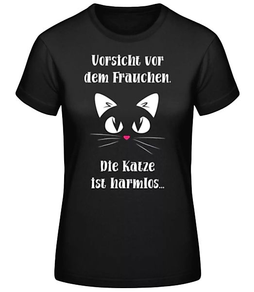 Vorsicht Vor Dem Frauchen · Frauen Basic T-Shirt günstig online kaufen