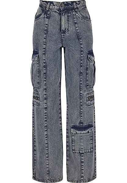 URBAN CLASSICS Cargohose Urban Classics Ladies Loose Utility Denim Pants (1 günstig online kaufen