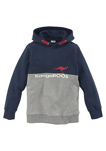 KangaROOS Kapuzensweatshirt Colorblocking zweifarbig mit Logodruck günstig online kaufen