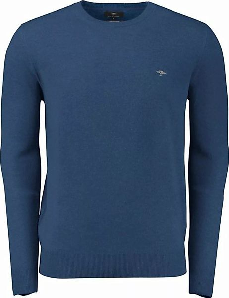 FYNCH-HATTON Strickpullover FYNCH HATTON Rundhals Pullover blau günstig online kaufen