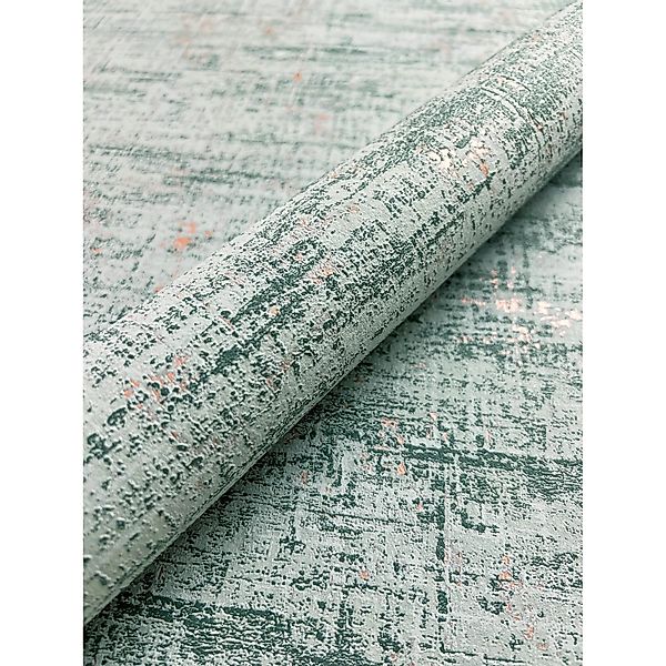 Newroom Vliestapete Bakary Green Blue Used-Look Modern FSC® günstig online kaufen