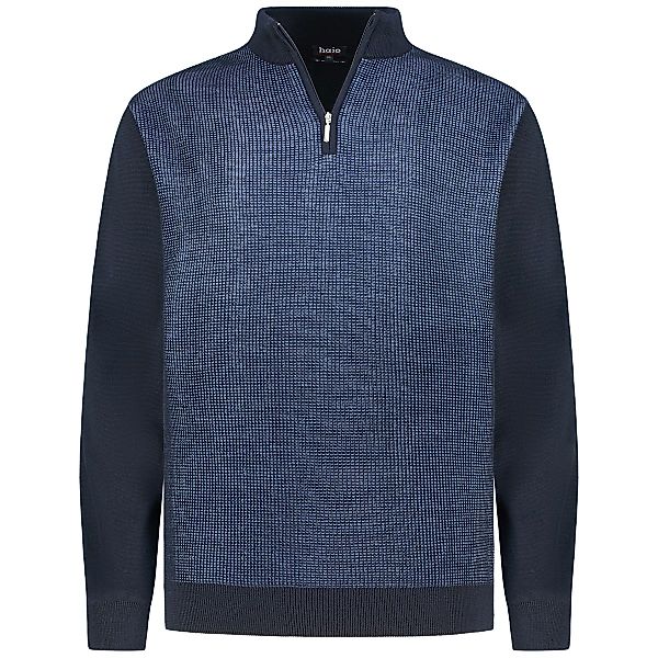 Hajo Troyer mit Strukturmuster Farbe marine Größe: 4XL günstig online kaufen