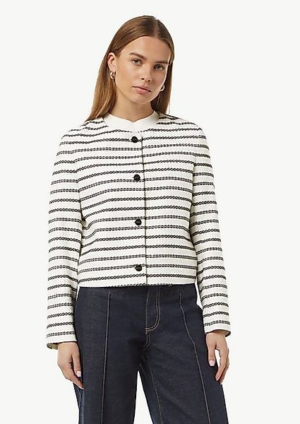 Comma Blusenblazer Bouclé-Jacke mit Knopfleiste günstig online kaufen