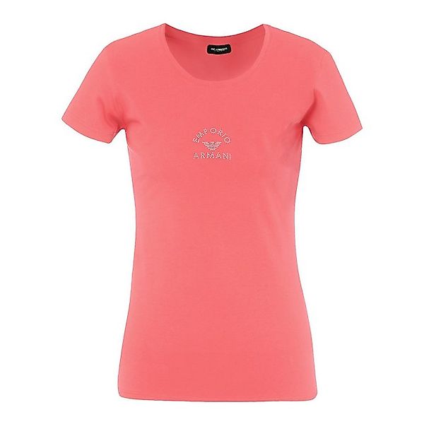 Emporio Armani T-Shirt S/S U-Neck mit funkelndem Logo und Markenschriftzug günstig online kaufen