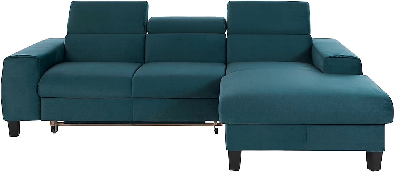 COTTA Ecksofa "Morven L-Form mit Kopfteilverstellung", wahlweise mit Bettfu günstig online kaufen