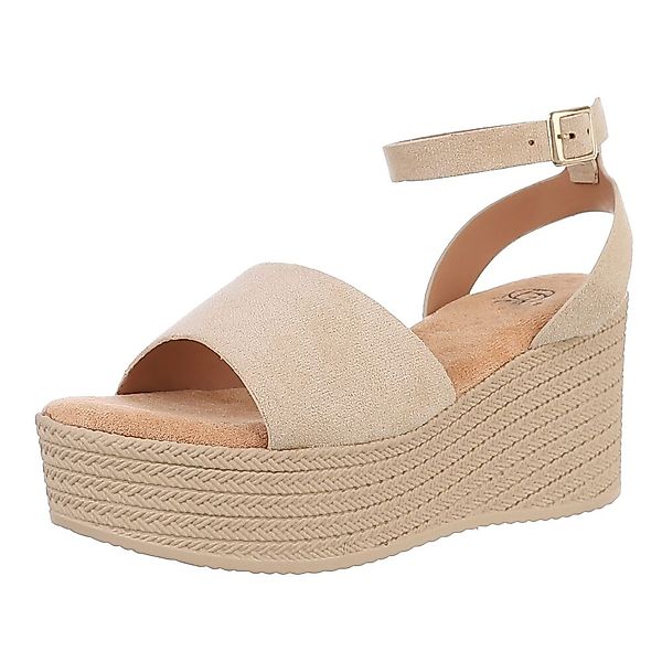 Ital-Design Elegante Komfort-Sandalen mit Plateau für günstig online kaufen