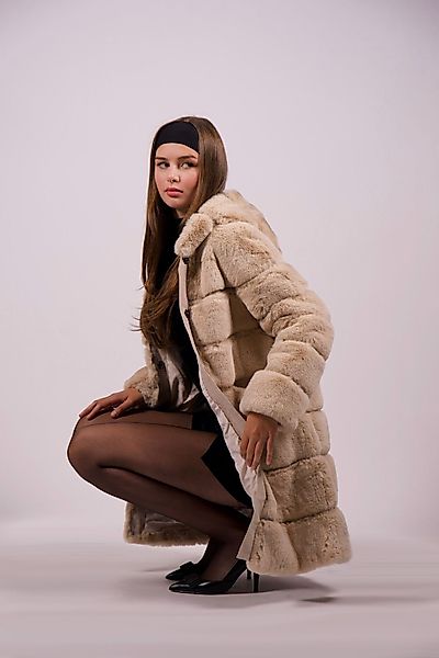 Passioni Fellimitatmantel Kuscheliger Faux Fur Mantel günstig online kaufen