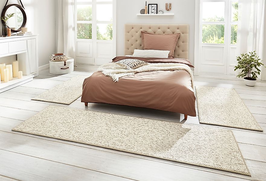 HANSE Home Bettumrandung »Wolly 2«, (3 tlg.), Bettvorleger, 3-teiliger Läuf günstig online kaufen