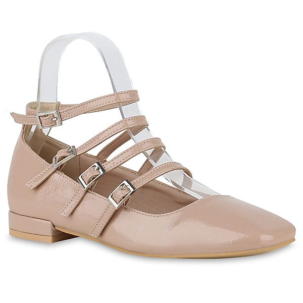 VAN HILL 841181 Ballerina Damen Riemchenballerinas günstig online kaufen