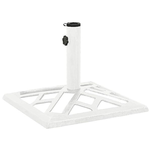 vidaXL Schirmhalter Sonnenschirmständer Weiß 44x44x31 cm günstig online kaufen