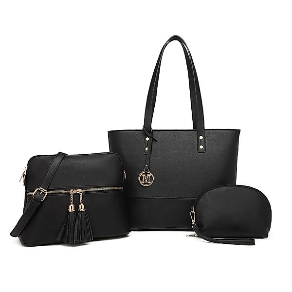 Miss Lulu Handtasche Damen 3-in-1 Handtaschen-Set günstig online kaufen