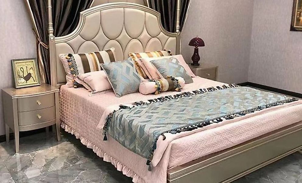JVmoebel Bett, Doppelbett Bett Luxus Betten Holz Bettgestelle Bettrahmen Be günstig online kaufen