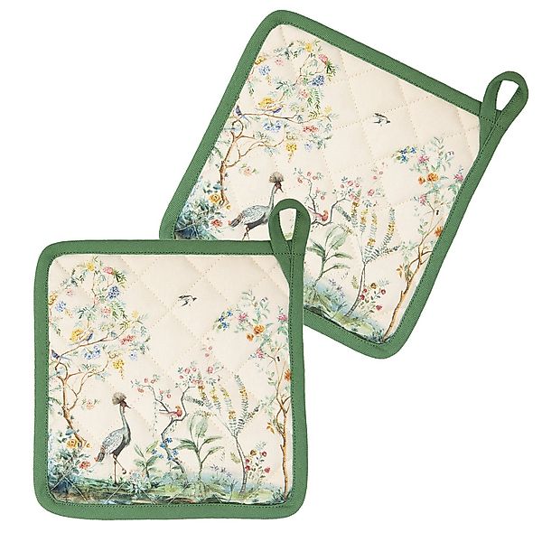 Clayre & Eef Topflappen Birds in günstig online kaufen