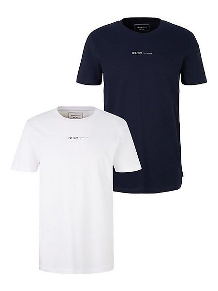 TOM TAILOR T-Shirt (2-tlg) DENIM T-Shirts günstig online kaufen