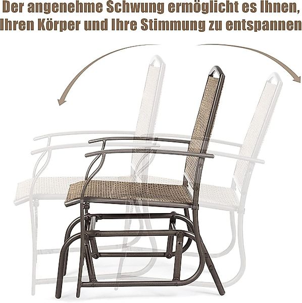 KOMFOTTEU Campingstuhl Schaukelsessel (2 St), bis günstig online kaufen