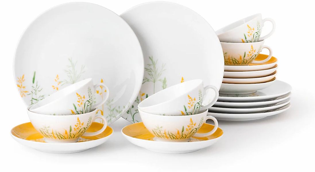 Seltmann Weiden Teeservice "Geschirr-Set, 18 Teile, Liberty Meadow Grasses, günstig online kaufen