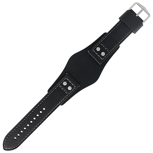 Fossil Uhrenarmband 22mm Leder Schwarz CH-2564 günstig online kaufen