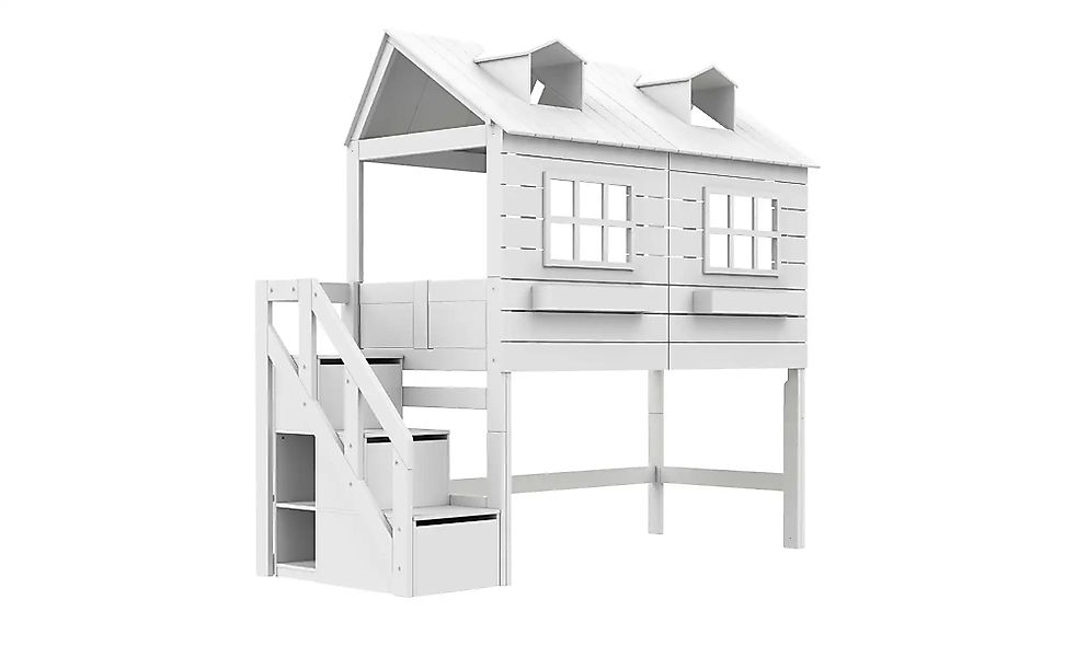 Lifetime Hausbett halbhoch  Original ¦ weiß ¦ Maße (cm): B: 259 H: 242 T: 1 günstig online kaufen