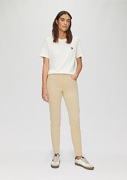 s.Oliver Chinos Hose Gewaschene Hose im Slim Fit aus Baumwollsatin günstig online kaufen