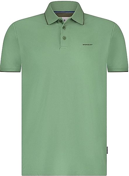 State of Art Poloshirt Piqué Grün - Größe 4XL günstig online kaufen