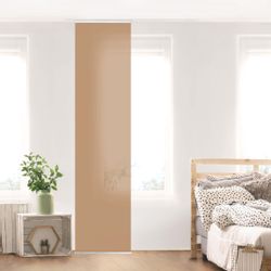 Bilderdepot24 Schiebegardine modern Flächenvorhang blickdicht Terracotta günstig online kaufen