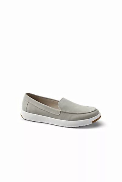 Federleichte Komfort-Loafer, Damen, Größe: 38 Normal, Grau, Rauleder, by La günstig online kaufen