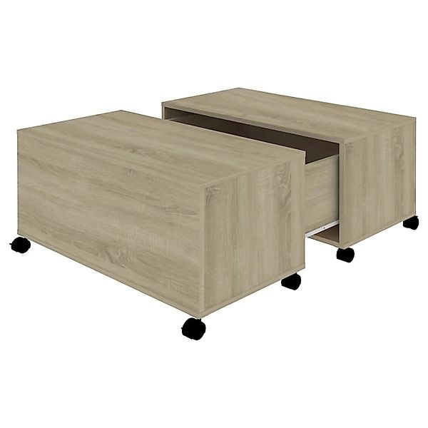 vidaXL Couchtisch Sonoma-Eiche 75x75x38 cm Holzwerkstoff 806870 günstig online kaufen