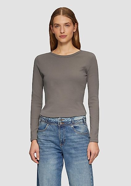 s.Oliver Langarmshirt T-Shirt Elastisches Longsleeve mit günstig online kaufen