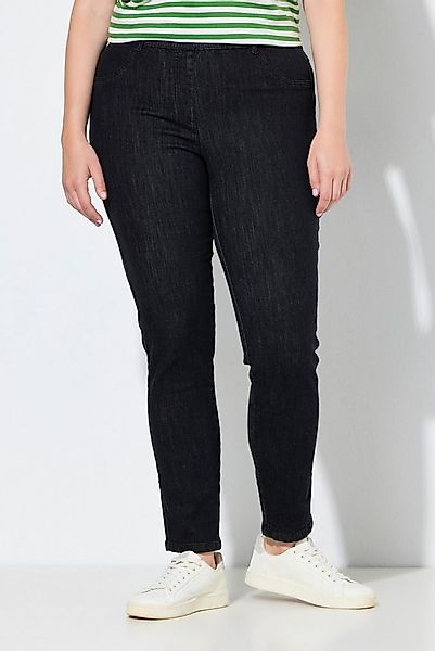 Ulla Popken Jeggings Jeggings schmales Bein Elastikbund Biobaumwolle günstig online kaufen