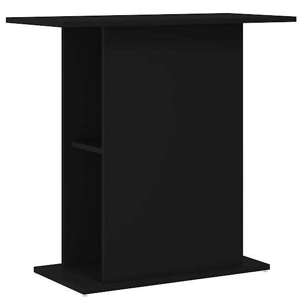 vidaXL Aquariumunterschrank Aquariumständer Schwarz 75x36x72,5 cm günstig online kaufen