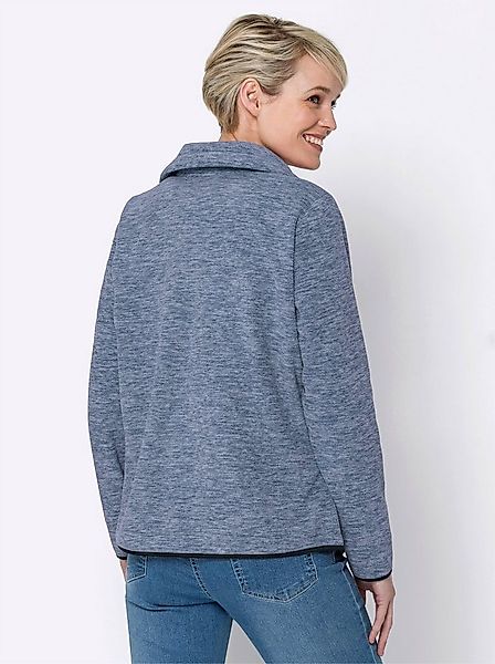 Sieh an! Fleecejacke Fleece-Jacke Langarm günstig online kaufen
