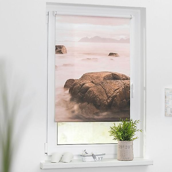 Verdunkelungsrollo Stone grau B/L: ca. 80x150 cm günstig online kaufen