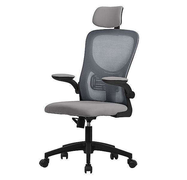 ML-DESIGN Bürostuhl Schreibtischstuhl ergonomisch mit verstellbarer Kopfstü günstig online kaufen