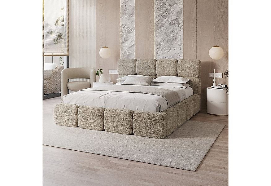 FDM Polsterbett CLOUDY Bettgestell Bett 140x200, 160x200, 180x200 cm Bestse günstig online kaufen