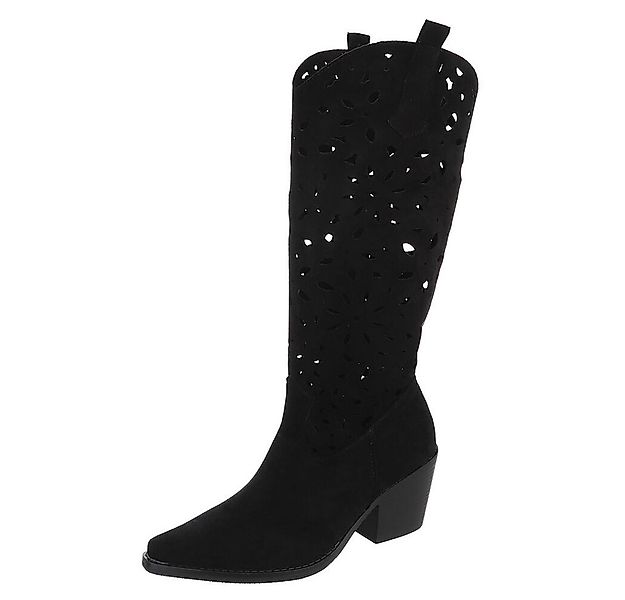 Ital-Design Stilvolle Stiefel mit Aussparungen für Damen, ideal für Frühjah günstig online kaufen