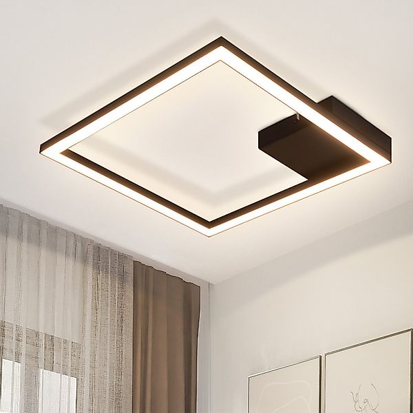Nettlife LED Deckenleuchte Eckig Weiß 12W/24W günstig online kaufen