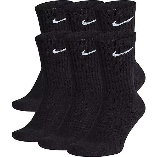 Nike Everyday Cushioned Ankle Socken 6 Paare EU 46-50 White / Black günstig online kaufen
