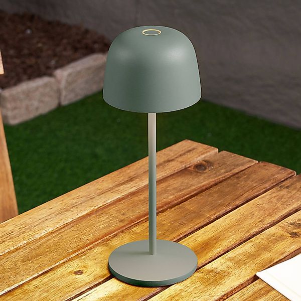 Lindby LED-Akku-Tischleuchte Arietty, grün, dimmbar, IP65 günstig online kaufen