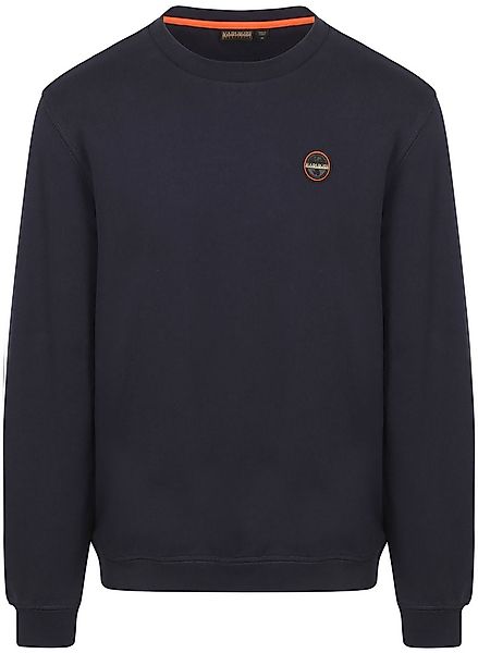 Napapijri Badge Sweater Navy - Größe XXL günstig online kaufen