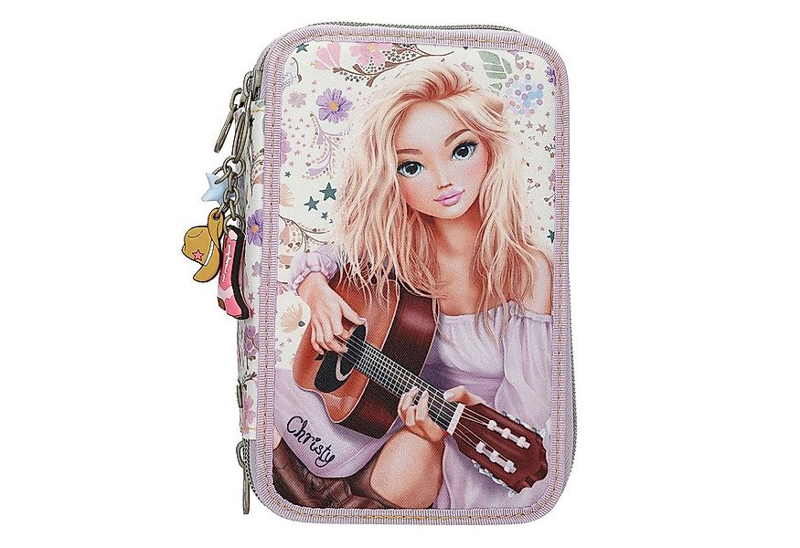 Depesche Geldbörse Depesche 3-Fach Federtasche COWGIRL Creme und Lila günstig online kaufen