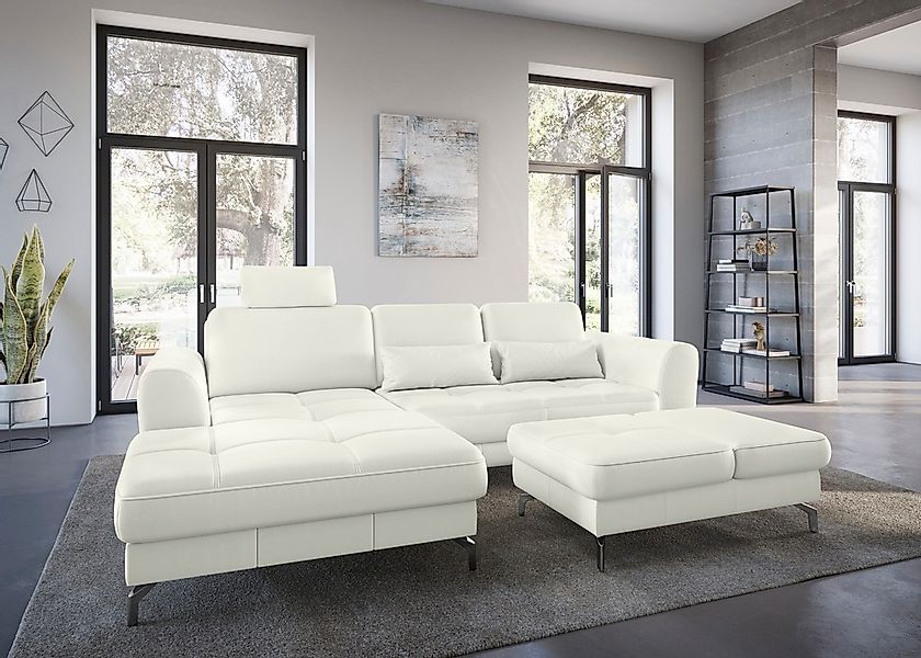 sit&more Ecksofa "Bendigo L-Form", inklusive Sitztiefenverstellung, Bodenfr günstig online kaufen