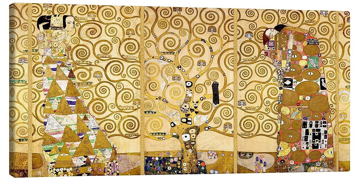 Posterlounge Wandbild Der Lebensbaum (komplett), Gustav Klimt, erhältlich a günstig online kaufen