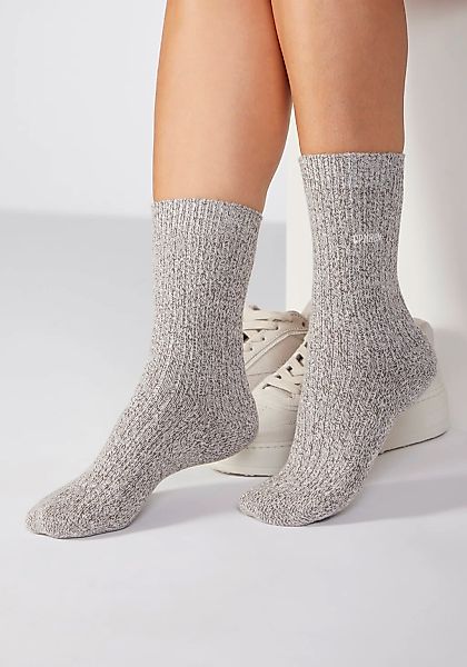 Copenhagen Studios Basicsocken 1 Paar tlg. gerippt mit Logo Stickerei günstig online kaufen