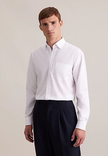 seidensticker Businesshemd "Schwarze Rose" Regular 1/1 Button-Down-Kragen U günstig online kaufen