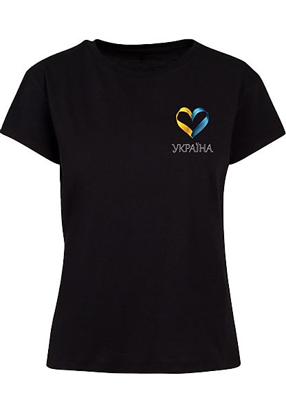 Merchcode T-Shirt "Merchcode Ladies Merchcode Football - Ukraine T-shirt", günstig online kaufen