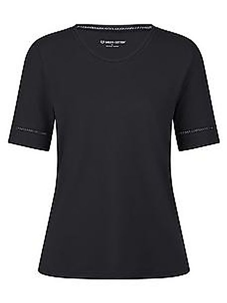 Rundhals-Shirt Frida Green Cotton schwarz günstig online kaufen