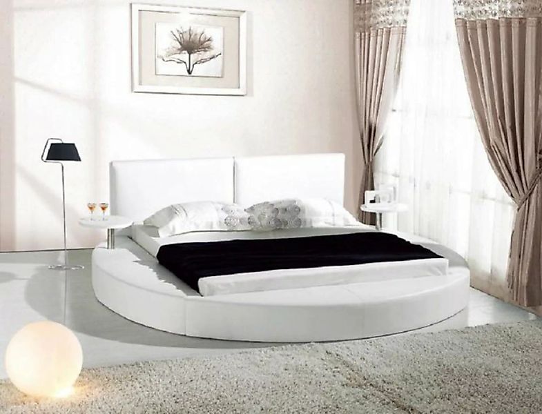 JVmoebel Bett Rundes Bett Moderne Design Luxus Polster Rund Betten Textil S günstig online kaufen