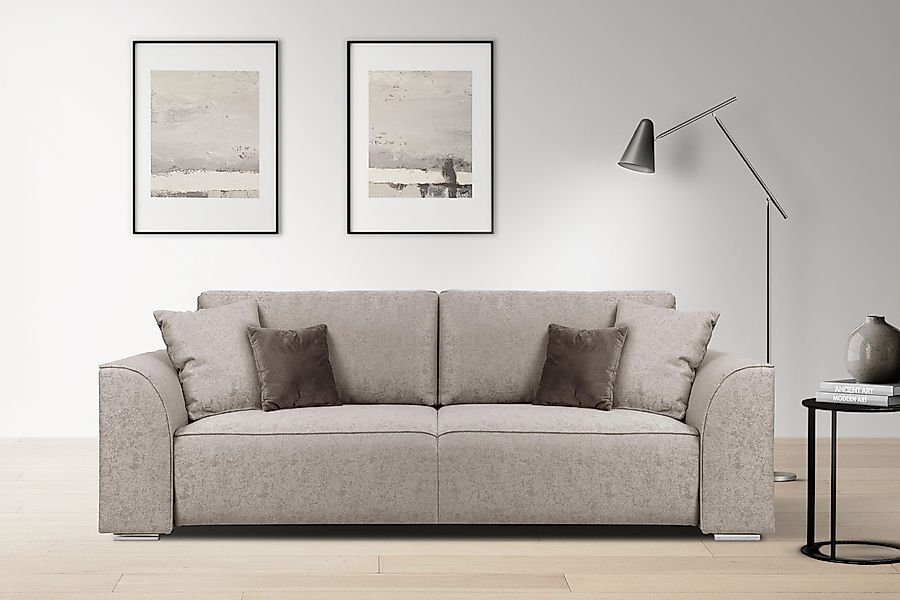 INOSIGN 3-Sitzer BEATRICE auch als Schlafsofa günstig online kaufen