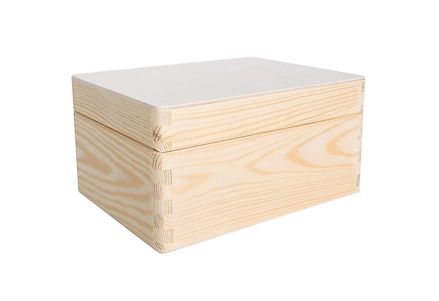 Creative Deco Fußhocker Holzkiste mit Deckel, 19,5 x 15 x 10 cm (1cm), Für günstig online kaufen